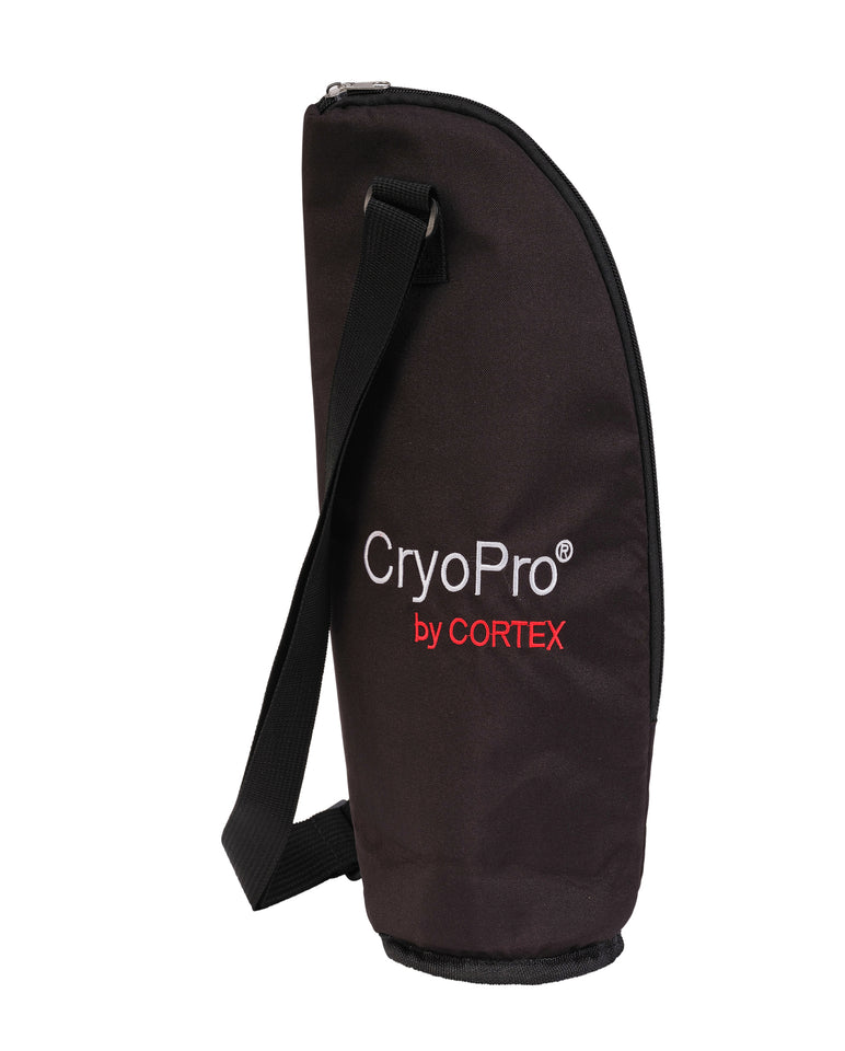 De CryoPro tas beschermt de CryoPro tijdens het verplaatsen
